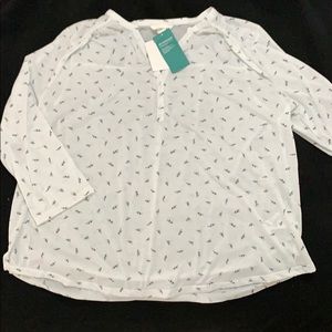 H&M Soft Print Blouse